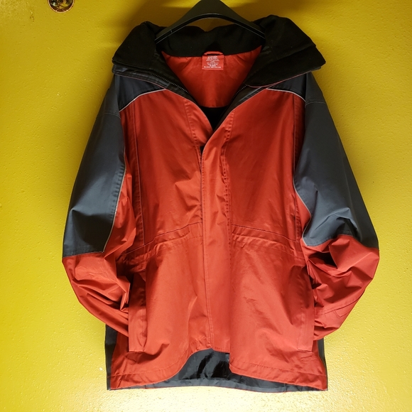 2X HOST PICK 😊 Jacket Sz L NWOT Features Hidden HoodWindbreaker! - Picture 2 of 10